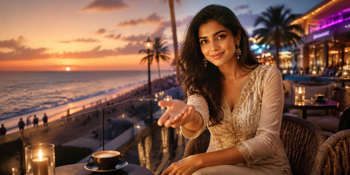 Player logging in from Goa beach in traditional attire